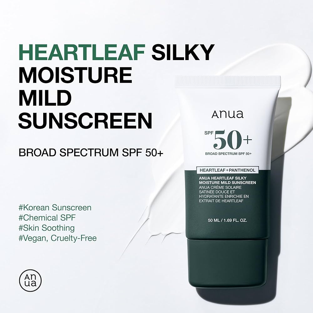 OTC Heartleaf Silky Moisture Mild SPF 50+
