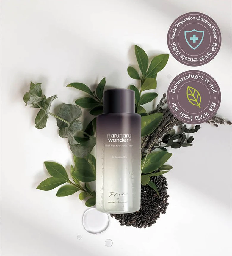 Black Rice Hyaluronic Toner For Sensitive Skin