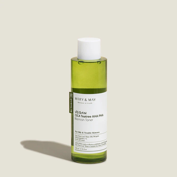 Vegan CICA Tea Tree AHA PHA Toner
